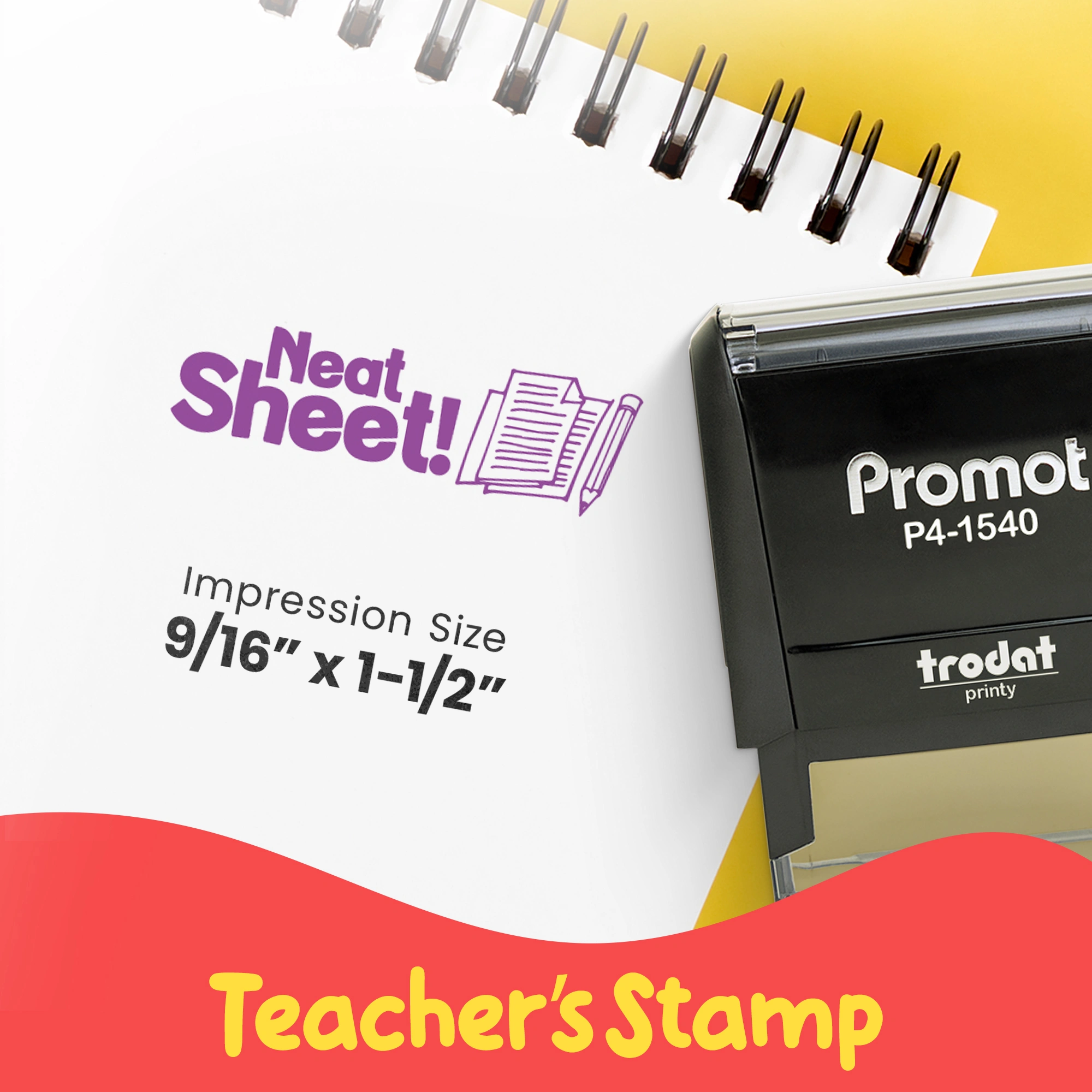 Neat Sheet - Teacher Stamp